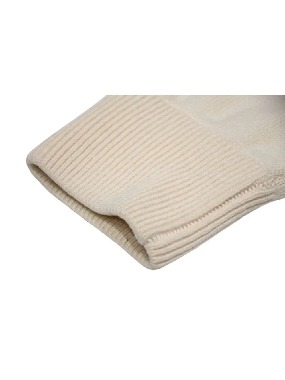 Chanel la Pausa Hoodie CC Logo Cashmere Ivory 46